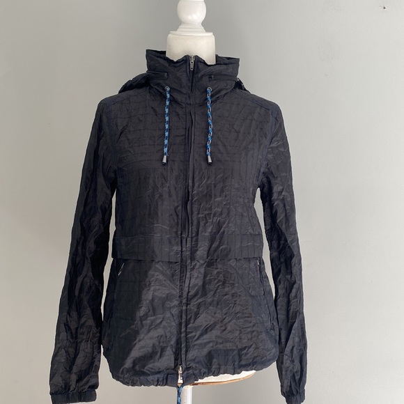 SOLD-🌺 Free People NWOT Parachute Festival Water resistant Jacket in Black - Picture 2 of 16